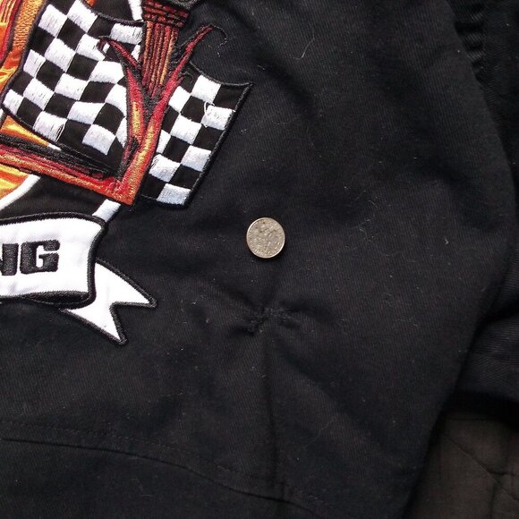 Disney Nightmare Before Christmas Jack Skellington Pumpkin King Bomber Jacket - Picture 6 of 6